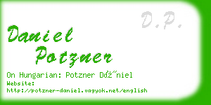 daniel potzner business card